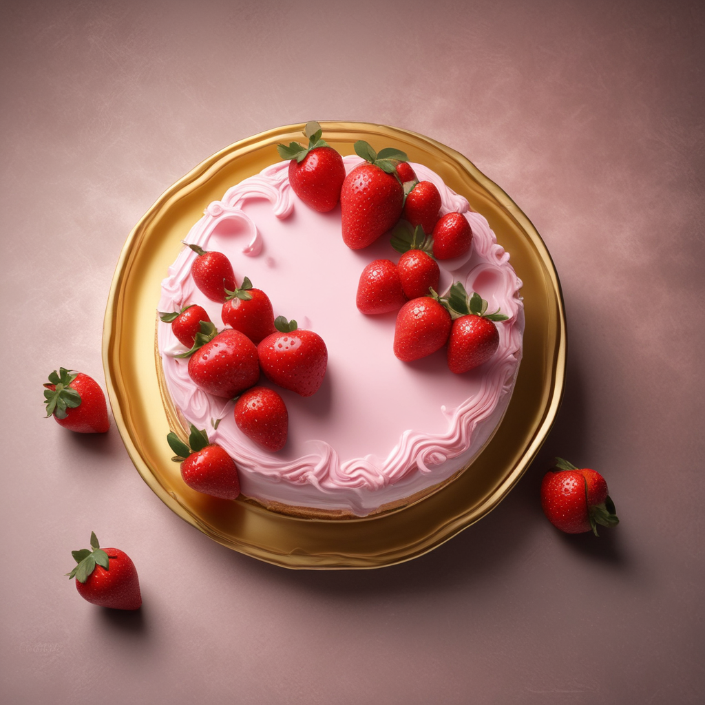 ai gen strawberry pie